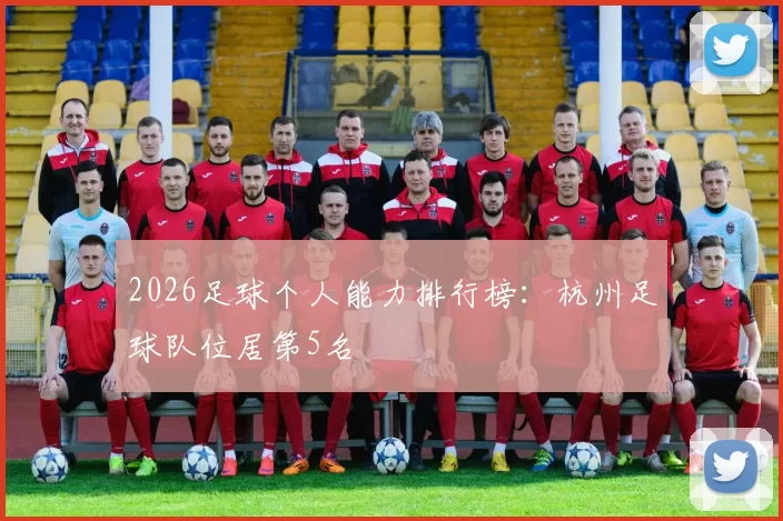 2026足球个人能力排行榜：杭州足球队位居第5名
